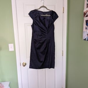 Elegant Navy Blue Dress
